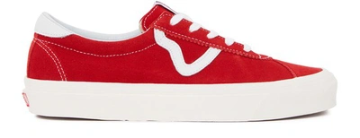 Vans Anaheim Factory Style 73 Trainers In Red/suede