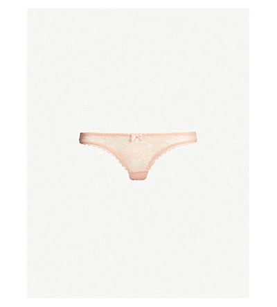 Agent Provocateur Hinda Lace Thong In Nude