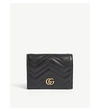 GUCCI GG MARMONT LEATHER CARD CASE,25997644