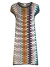 M MISSONI Multicolor Grid Shift Dress
