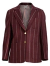 THOM BROWNE Striped Wool Sack Jacket