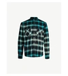 AMIRI CHECKED RELAXED-FIT COTTON-BLEND SHIRT