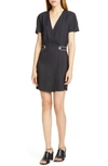 RAG & BONE TABITHA BUTTON TAB MINIDRESS,W294310MU