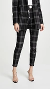 ALEXANDER WANG HIGH WAISTED TROUSERS WITH SNAP DETAIL