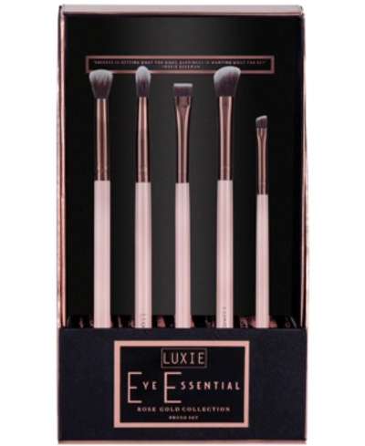 Luxie 5-pc. Rose Gold Eye Essential Brush Set