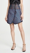 COSTARELLOS WRAP PANELED SKIRT