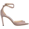 JIMMY CHOO WOMEN'S HEEL SANDALS LANE 85,LANE85XGC 38