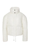 Apparis Camila Vegan Leather Short Coat In White