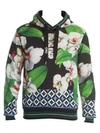 DOLCE & GABBANA Orchid Tile Hoodie