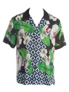 DOLCE & GABBANA Orchid Tile Camp Shirt