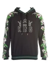 DOLCE & GABBANA Orchid Patch King Hoodie