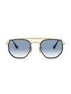 RAY BAN RB3648 52MM GEOMETRIC AVIATOR SUNGLASSES,400011140476