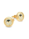 SAKS FIFTH AVENUE Moon Phase Round Watch Cufflinks