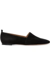 GIANVITO ROSSI SUEDE LOAFERS