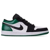 NIKE NIKE MEN'S AIR JORDAN RETRO 1 LOW BASKETBALL SHOES IN GREEN SIZE 13.0 LEATHER/LACE,2447532