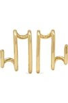 ANA KHOURI PENELOPE 18-KARAT GOLD EARRINGS