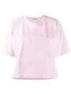 ACNE STUDIOS ACNE STUDIOS CYLEA EMBOSS T-SHIRT - PINK