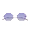 MYKITA Kayo Round Frame Purple Sunglasses