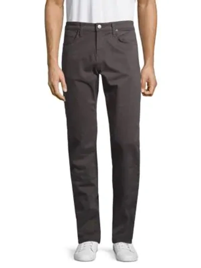 J Brand Kane Straight Fit Trousers In Industrial