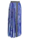 EMILIO PUCCI Printed Plisse Maxi Skirt