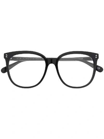 Stella Mccartney Oversized Square Glasses In Black