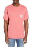 Vineyard Vines Lacrosse Whale Pocket T-shirt In Jetty Red