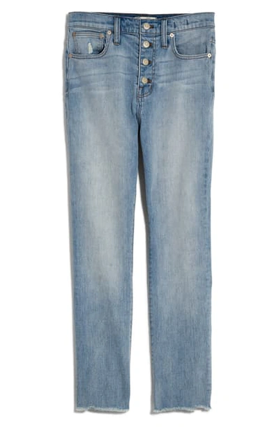 Madewell The High-rise Slim Crop Boyfriend Jean In Fitzgerald Wash