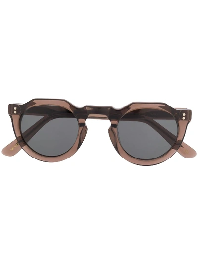 Lesca Pica Round-frame Sunglasses