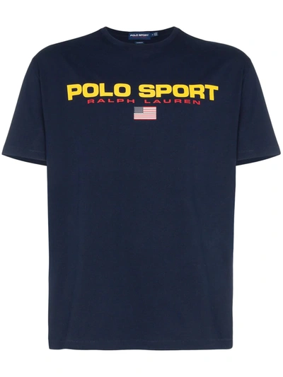 Polo Ralph Lauren Polo Sports Cotton T-shirt In Blue