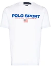 Polo Ralph Lauren Logo Printed T-shirt In White