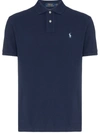 Polo Ralph Lauren Logo-embroidered Short-sleeve Polo Shirt In Blue