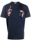 VALENTINO TIGER EMBROIDERED T-SHIRT 