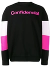 MARCELO BURLON COUNTY OF MILAN MARCELO BURLON COUNTY OF MILAN INTARSIA-KNIT JUMPER - 黑色