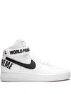 NIKE X SUPREME AIR FORCE 1 HIGH SP "WHITE" SNEAKERS