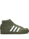 Adidas Originals Pro Model Hi-top Sneakers In Green