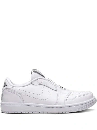 Jordan 1 Ret Low Slip-on Sneakers In White