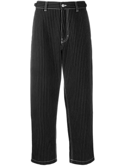 Ami Alexandre Mattiussi Worker Straight Fit Trousers - 黑色 In Black