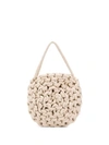 ALIENINA ALIENINA ROPE KNIT TOTE BAG - 白色