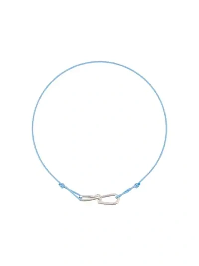 Annelise Michelson Extra Small Wire Bracelet In Blue