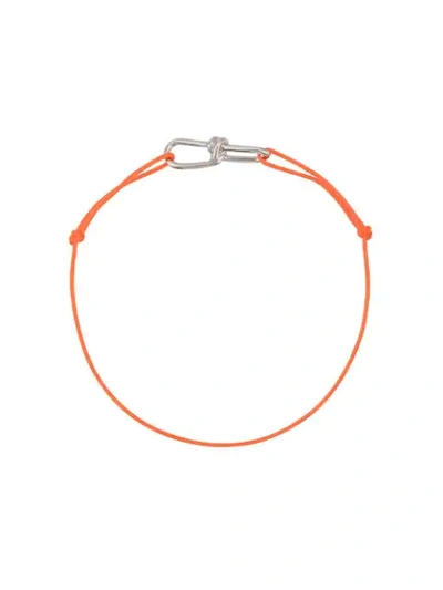 Annelise Michelson Mini 'wire' Armband In Orange