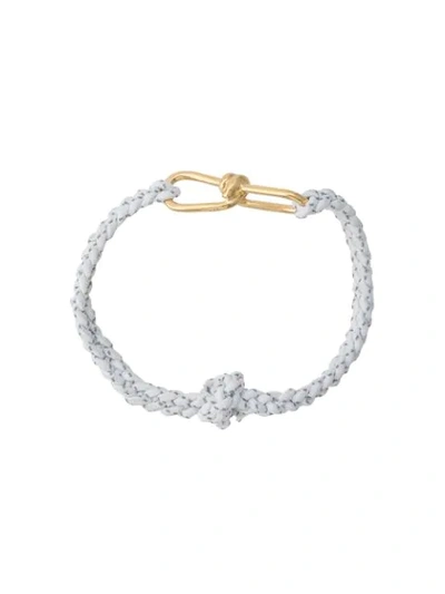 Annelise Michelson Small Wire Cord Bracelet - 白色 In White