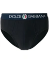 DOLCE & GABBANA LOGO-WAISTBAND BOXER BRIEFS