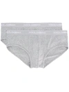 DOLCE & GABBANA BRANDO LOGO-WAISTBAND BRIEFS (PACK OF TWO)