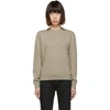 SAINT LAURENT SAINT LAURENT TAUPE STARS SWEATSHIRT