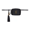 SAINT LAURENT SAINT LAURENT BLACK LOU BELT BAG