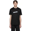 LANVIN LANVIN BLACK BAR LOGO T-SHIRT