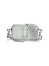 MARC JACOBS The Snapshot DTM Metallic Coated Leather Camera Bag