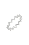 APM MONACO UP & DOWN ZIGZAG RING,A17931OX
