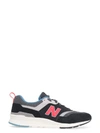 New Balance 997 Suede And Mesh Sneakers In Black