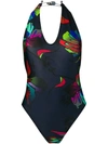 BARBARA BOLOGNA PRINTED STRETCH-JERSEY SWIMSUIT